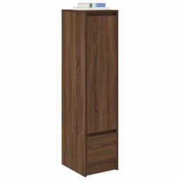 Berkfield Home Highboard Brown Oak 29.5x34x119.5 cm Engineered Wood - thumbnail 4