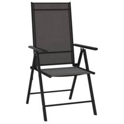 Berkfield Home 10 Piece Garden Dining Set Black & Anthracite - thumbnail 1