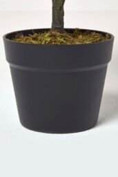 Homescapes Artificial Fiddle Leaf Fig Tree in Pot, 70 cm Tall in Green - thumbnail 3