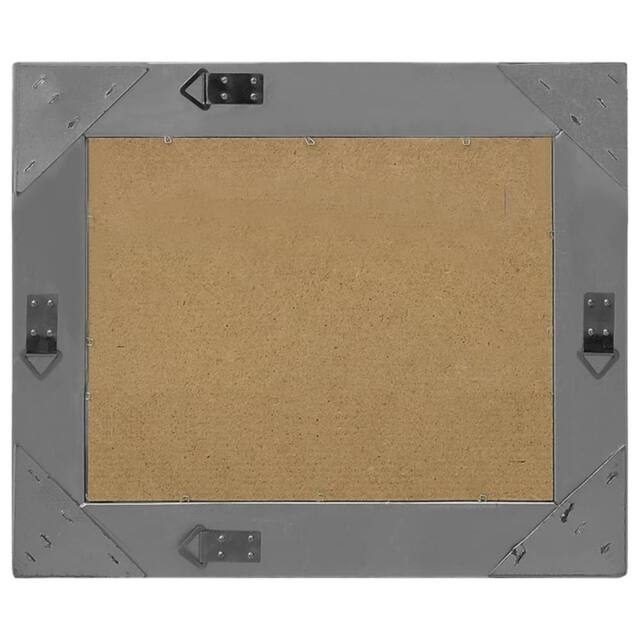 Berkfield Home Wall Mirror Baroque Style 50x40 cm Black - image 1