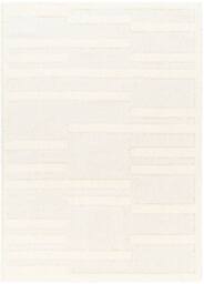 Livabliss Rodos-Modern Beige White Soft Plush Pile Living Bedroom Rug - Size: 120 cm x 170 cm - thumbnail 2