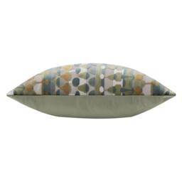 Furn Metro Abstract Velvet Rectangular Cushion in Green - Size: 40 cm x 60 cm - thumbnail 4