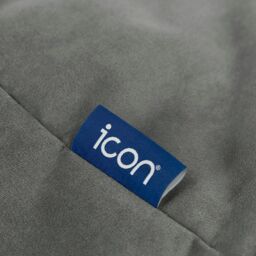 icon Kingston Classic Velvet Bean Bag, Charcoal Grey - thumbnail 9