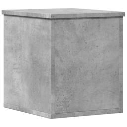 Berkfield Home Storage Box Concrete Grey 30x35x35 cm Engineered Wood - Size: 30 x 35 x 35 cm - thumbnail 3