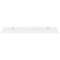 Berkfield Home Wall Shelves 2 pcs High Gloss White 40x9x3 cm - Size: 40 x 9 x 3 cm - thumbnail 4