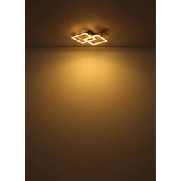 Netlighting Jeffry Integrated LED Semi Flush Ceiling Light Matt Black LED 3000K - thumbnail 5