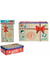 KDMD Mini Special Delivry Christmas Eve Box With Header Card 5 Pack in Light Sand - thumbnail 1