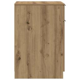 Berkfield Home Decorative Desk Cabinet Artisan Oak 33x50x75 cm Engineered Wood in Brown - Size: 33 x 50 x 75 cm - thumbnail 5