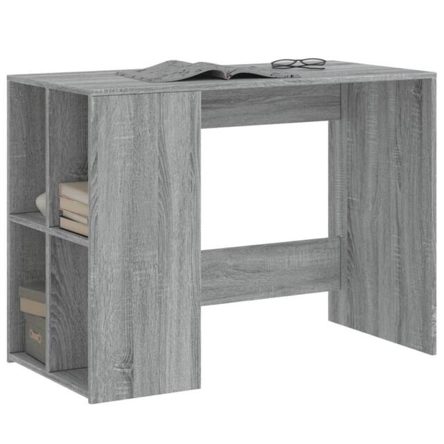 Berkfield Home Decorative Desk Grey Sonoma 102x50x75 cm Engineered Wood - Size: 102 x 50 x 75 cm - image 1