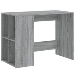 Berkfield Home Decorative Desk Grey Sonoma 102x50x75 cm Engineered Wood - Size: 102 x 50 x 75 cm - thumbnail 3