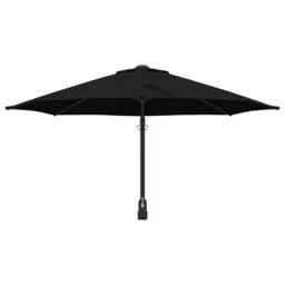 Berkfield Home Patio Umbrella Black Polyester, Powder-Coated Steel Large - thumbnail 4