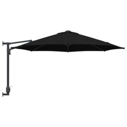 Berkfield Home Patio Umbrella Black Polyester, Powder-Coated Steel Large - thumbnail 5