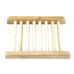 KDMD Hemu Wood Soap Dish - Ladder in Brown - thumbnail 2