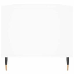 Berkfield Home Coffee Table White 90x49x45 cm Engineered Wood - Size: 90 x 49 x 45 cm - thumbnail 7