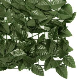 Berkfield Home Balcony Screen with Dark Green Leaves 500x150 cm - thumbnail 4