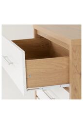Seconique Seville 3 Drawer Chest in White - thumbnail 4
