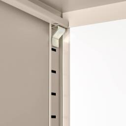 tectake Metal Display Case Baker in Taupe - thumbnail 7