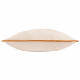 Furn Meridian Velvet Piped Cushion in Cream - Size: 45 cm x 45 cm - thumbnail 3