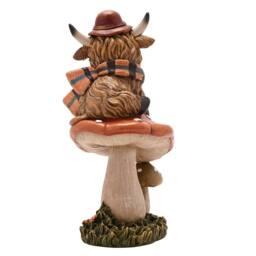 Country Living Highland Cow on Mushroom - thumbnail 5