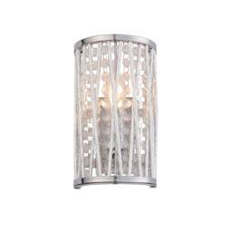 Pagazzi Marissa Chrome & Crystal Wall Light in Silver - thumbnail 6