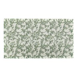 Artsy Mats Vines William Morris Pattern Indoor Outdoor Doormat in Green - Size: 90 cm x 60 cm - thumbnail 2