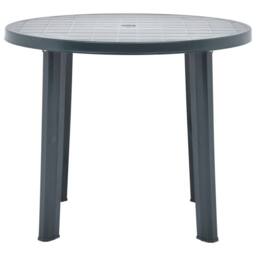 Berkfield Home Garden Table Green 89 cm Plastic