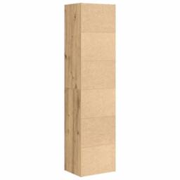 Berkfield Home Bookcase Artisan Oak 31x24x127 cm Engineered Wood in Brown - Size: 31 x 24 x 127 cm - thumbnail 6