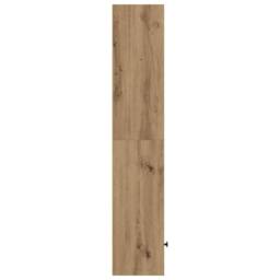 Berkfield Home Bookcase Artisan Oak 31x24x127 cm Engineered Wood in Brown - Size: 31 x 24 x 127 cm - thumbnail 5
