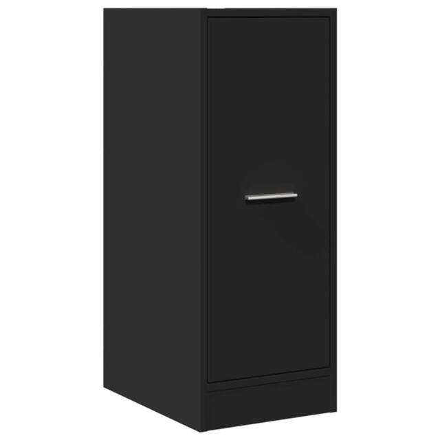 Berkfield Home Elegant Apothecary Cabinet Black 30x41x77.5 cm Engineered Wood - image 1