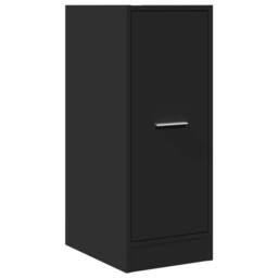 Berkfield Home Elegant Apothecary Cabinet Black 30x41x77.5 cm Engineered Wood - thumbnail 1