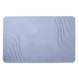 Clarsen Quick-Dry Diatomite Bathmat with Anti-Slip Base in Light Blue - thumbnail 2