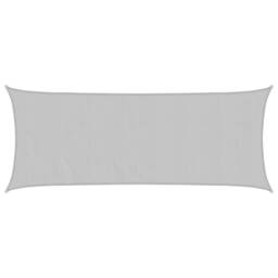 Berkfield Home Sun Shade Sail Light Grey 5x2 m 100% Polyester Oxford - thumbnail 2