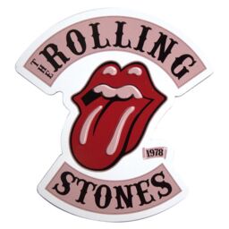 The Rolling Stones Tour 78 Embossed Fridge Magnet in White - thumbnail 1