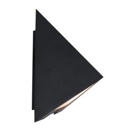 Nordlux Modern Outdoor Wall Light Black Plastic GU10 Weatherproof - Mains Powered, IP44 - thumbnail 2