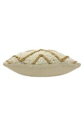 Furn Mynu Braided Jute Cushion in Natural - Size: 30 cm x 50 cm - thumbnail 2