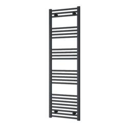 Bathroom Kingdom Capo Electric Anthracite Straight Heated Towel Rail 1600x500 in Grey - thumbnail 1