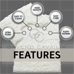 GAVENO CAVAILIA 2 Piece Zero Twist Bath Mat Set in Cream - thumbnail 2