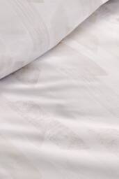 CHRISTY 'Aspen' Geometric Cotton Percale Duvet Cover Set in Beige - Size: Double - thumbnail 3