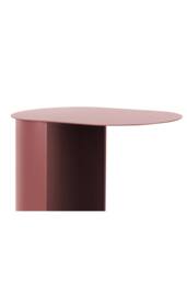 PRESENT TIME Leitmotiv Side Table Set Riqueza Oval - Burgundy Red