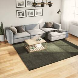 Berkfield Home Rug HUARTE Short Pile Soft & Washable Forest Green 240x240 cm - Size: Medium - thumbnail 2