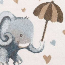 THE RUGS Villeroy & Boch Elephant Rainy Boho Kids Rug & Runner Soft Play in Cream - Size: 160 cm diameter - thumbnail 2