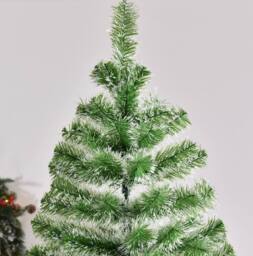 STILVORA Artificial Christmas Tree with Metal Stand in Green - thumbnail 9