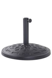 Garden Sanctuary Heavy Duty Resin Parasol Base Outdoor Umbrella Stand in Black - thumbnail 3