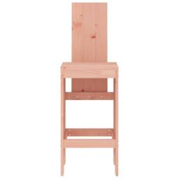 Berkfield Home Bar Stools 2 pcs 40x42x120 cm Solid Wood Douglas in Brown - Size: 40 x 42 x 120 cm - thumbnail 4