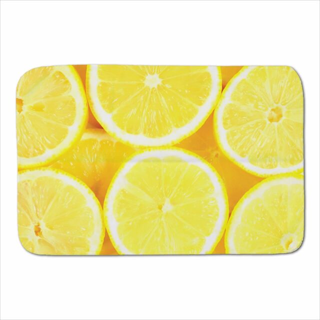 Warren Reed - Designer Vibrant Lemons Sherpa Blanket in Yellow - Size: Large - image 1