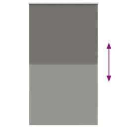 Berkfield Home Roller Blind Blackout Grey 125x210 cm Fabric Width 121.6 cm Polyester - thumbnail 5