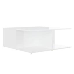 Berkfield Home Durable Coffee Table White 80x80x31 cm Engineered Wood - Size: 80 x 80 x 31 cm - thumbnail 6