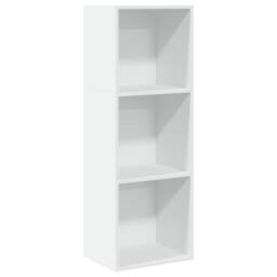 Berkfield Home Bookcase White 40x30x114 cm Engineered Wood - Size: 40 x 30 x 114 cm - thumbnail 1