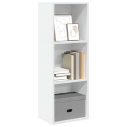 Berkfield Home Bookcase White 40x30x114 cm Engineered Wood - Size: 40 x 30 x 114 cm - thumbnail 2