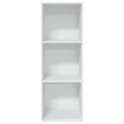 Berkfield Home Bookcase White 40x30x114 cm Engineered Wood - Size: 40 x 30 x 114 cm - thumbnail 4